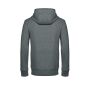 B&C KING Zipped Hood, Heather Mid Grey, 3XL