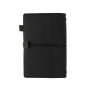 Daily Notes Binder 3-in-1 hervulbaar PU notitieboek, zwart