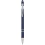 Kish balpen met zilveren afwerking (blauwe inkt) - Navy