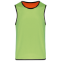 Omkeerbaar trainingshesje Lime / Spicy Orange XXL/3XL