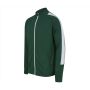 KID'S KNITTED TRACKSUIT TOP, BOTTLE/WHITE, 13/14, FINDEN HALES