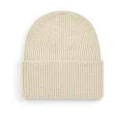 Oversized Cuffed Beanie - Black - One Size