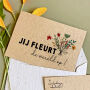 Plantbare Visitekaartjes & Hangtags - Lichtbruin 70 x 50 mm