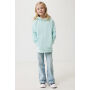IQONIQ Yengo kids recycled katoen hoodie met steekzakken, crushed mint (34)