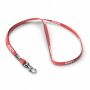 Polyester tubulaire keycord met metalen klem