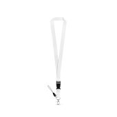 ANQUETIL. Polyester lanyard met metalen karabijnhaak
