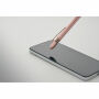 SCRIBBLE - Gerecyclede aluminium pen - Beige/rood