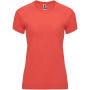 Bahrain sportshirt met korte mouwen voor dames - Fluor Coral - S