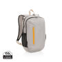 Impact AWARE™ 300D RPET casual backpack, white, orange
