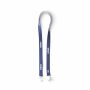 Polyester Pantone-gematchte zeefdruk keycord met 2 clips
