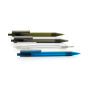 GRS RPET X8 transparante pen, blauw