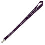 Lanyards - 1 kleur bedrukt met trigger clip 20 mm paars