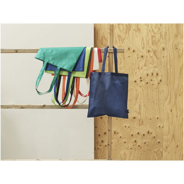 Zeus GRS recycled non-woven convention tote bag 6L - Navy