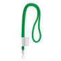 Polyester 2-kleurige koord-lanyard met full color label