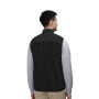 Bonded fleece vest - Black, 3XL