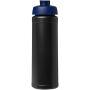 Baseline® Plus 750 ml sportfles met flipcapdeksel - Zwart/Blauw