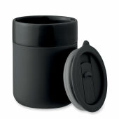 QERAM - Keramische beker 330ml - Zwart