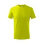 T-shirt Kids Basic lime punch 158