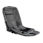 Antidiefstalrugzak van polyester. Graphite Grey Heather / Black One Size