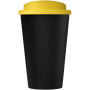 Americano® Eco 350 ml gerecyclede drinkbeker - Zwart/Geel