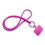 Tubyard lanyard telefoonhouder met elastische buis - Roze