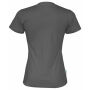Cottover Gots T-shirt V-neck Lady charcoal XS Cottover Gots T-shirt V-neck Lady charcoal XS