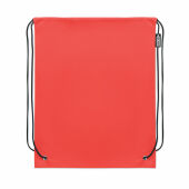 DAFFY RPET - RPET non-woven trekkoordtas - Rood