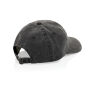 BEAU AWARE™ Washed 6 panel 270gsm cotton twill cap, zwart BEAU AWARE™ Washed 6 panel 270gsm cotton twill cap, zwart