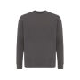 IQONIQ Etosha lichtgewicht gerecycled katoen sweater, antraciet (XXS)