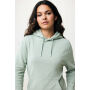 IQONIQ Rila lichtgewicht gerecycled katoen hoodie, iceberg green (L)