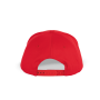 Snapback Pet - 5 Panelen Red One Size