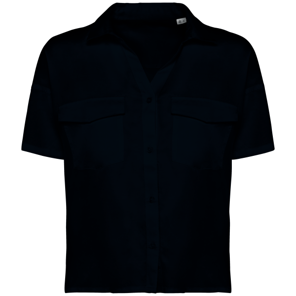 Ecologische oversized damesblouse van lyocell