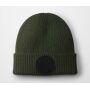 CIRCULAR FASHION PATCH BEANIE, OLIVE GREEN/BLACK, One size, BEECHFIELD