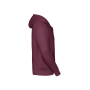 Authentic Sweatvest met capuchon Burgundy XXL