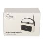 BRAINZ Retro Clock Speaker Wit