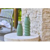 Siliconen opvouwbare drinkfles 550 ml Erin zwart