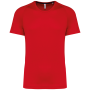 Gerecycled herensport-T-shirt met ronde hals Red M Gerecycled herensport-T-shirt met ronde hals Red M