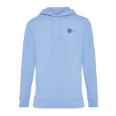 Iqoniq Jasper gerecycled katoen hoodie, sky blue (XXS)