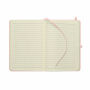 ARCOLOOP - A5 gerecycled PU notitieboek - Babyrose