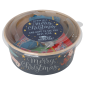 Kerst-bowl met luxe chocolade biologisch afbreekbaar