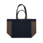 BEAU AWARE™ 400gsm recycled canvas all-round shopper, donkerblauw
