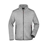 light-grey-melange/red