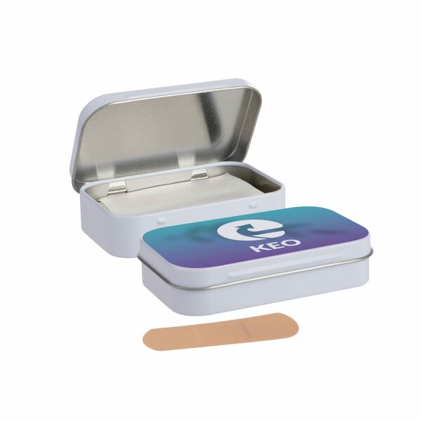 Blikje met pleisters