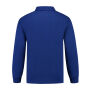 L&S Polosweater Open Hem royal blue 4XL
