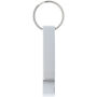 Tao RCS recycled aluminium bottle and can opener with keychain - Silver