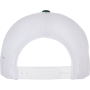 Tweekleurige Retro Truckerpet Evergreen / White One Size