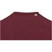 Balfour 200 g/m² unisex OCS organisch T-shirt met korte mouwen en V-hals - Diep bordeauxrood - S
