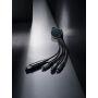 Terra RCS recycled aluminium 6-in-1 oplaadkabel, grijs