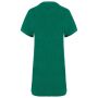 Ecologische badstof t-shirtjurk met afhangende mouwen malachite green XL