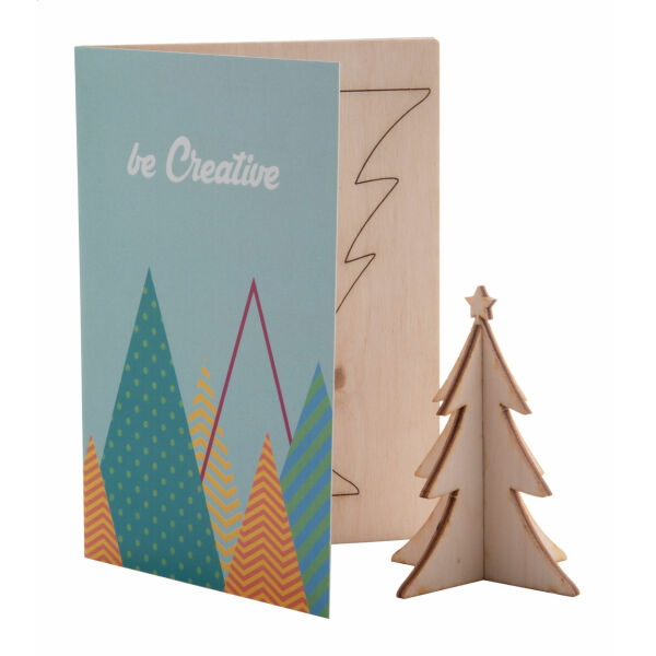 CreaX - Kerstkaart, kerstboom